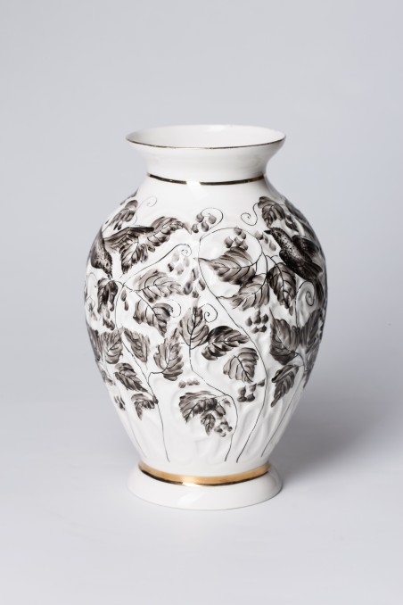 Decorative porcelain vases