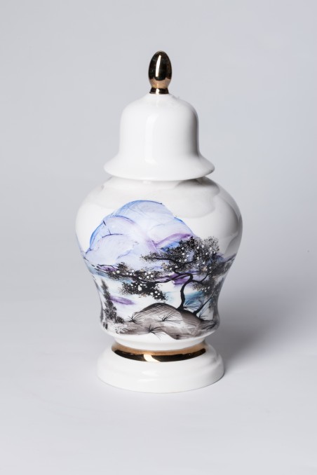 Decorative porcelain vases
