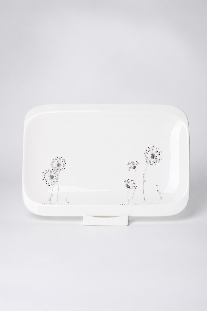 Porcelain plates